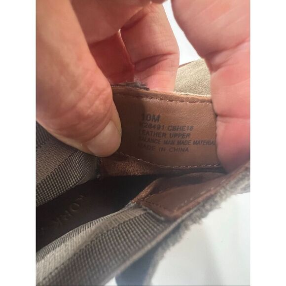 Kork-Ease Suede Ankle Boots Brown Taupe Gray Sz 10M - Picture 3 of 8